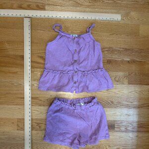 Two Piece outfit- purple- perfect for summe